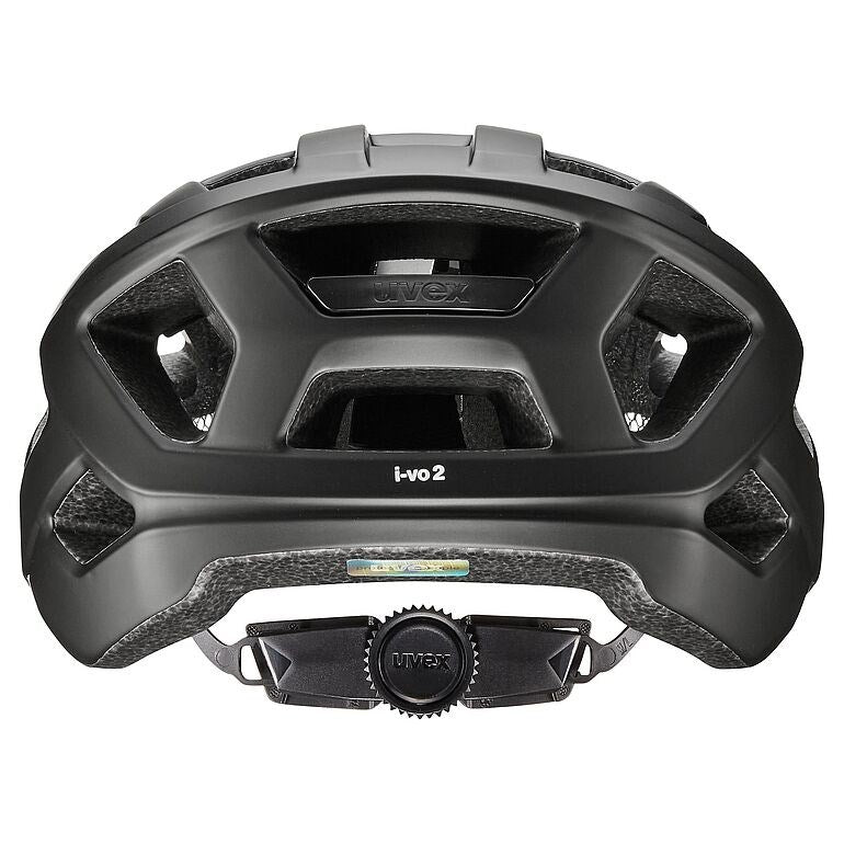 uvex I-vo 2 Helmet for City Cycling, Black Matte, Size 60-64 cm, Model 41/0/660/01/19