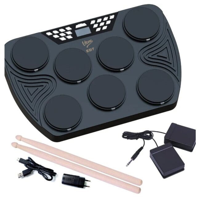 V-tone Electronic Drum Set Portable USB-C 1300 g 90x830x235mm Model 5908249826267