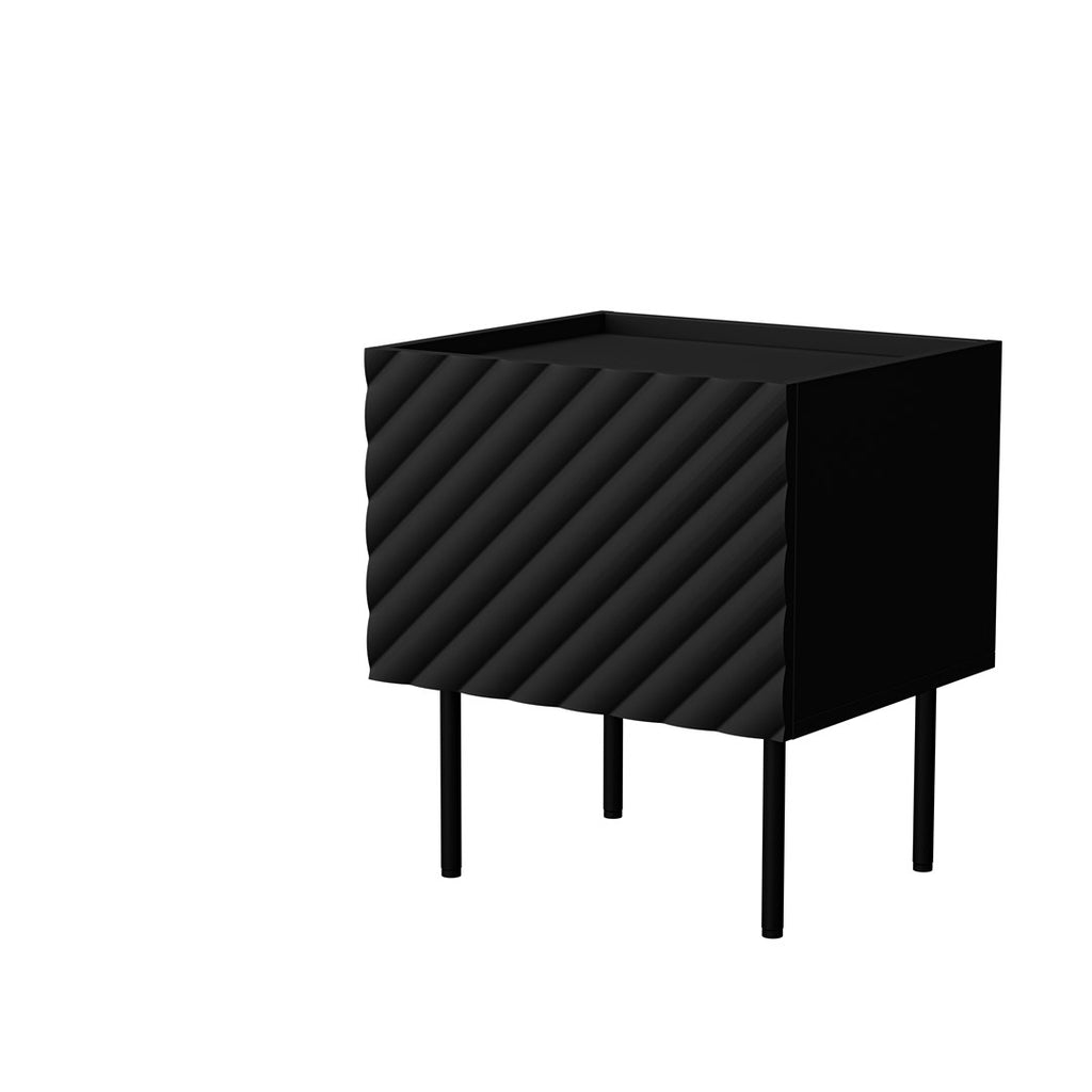 Cama Bedside Cabinet 2 pcs 47x40x52 cm Black