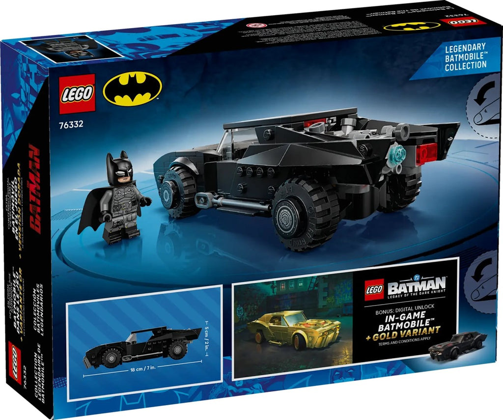 LEGO BATMAN The Batman Batmobile Model 76332 - 330 Pieces