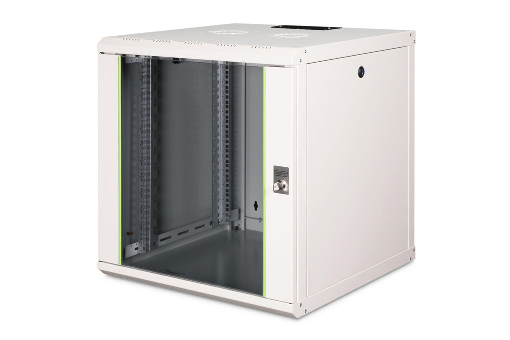 DIGITUS Wall Mounting Cabinet Unique Series, 12U, 600x600 mm, Grey, DN-19 12U-6/6