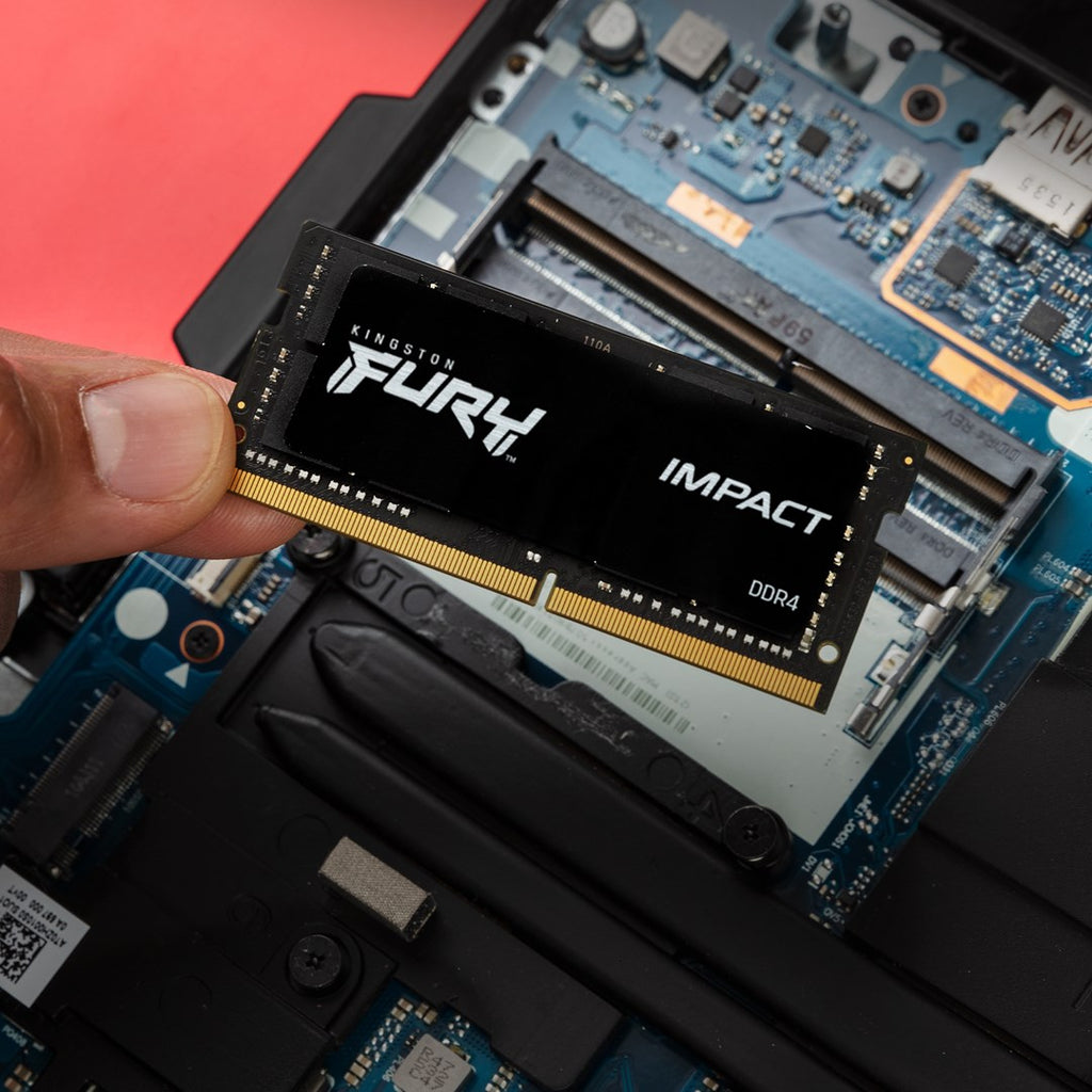 Kingston FURY Impact - 64 GB DDR4 SO-DIMM Kit - 3200 MHz - Laptop (KF432S20IBK2/64) CL20-Timings