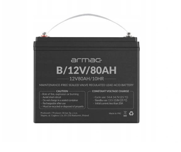 Armac Universal Gel Battery 12V 80Ah | B/12V/80AH
