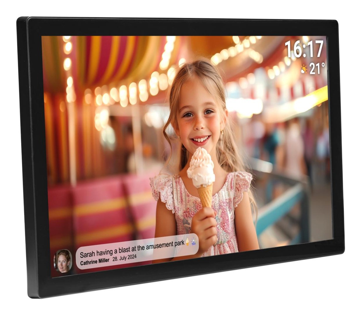 Denver FRAMEO Digital Photo Frame 31.5 32GB Black
