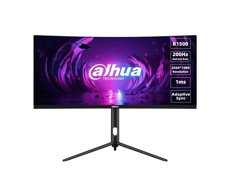 Dahua Technology LM30-E330CA 30" Computer Monitor 2560 x 1080 Pixel UltraWide Full HD LCD Black - Red (DHI-LM30-E330CA)