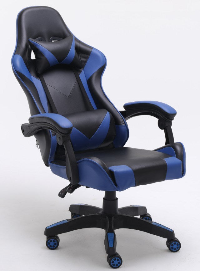 Topeshop FOTEL REMUS NIEBIESKI Office Chair Padded Seat Padded Backrest