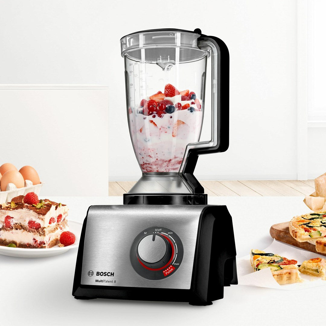 Bosch MC812M844 food processor 1250 W 3.9 L Black  Stainless steel