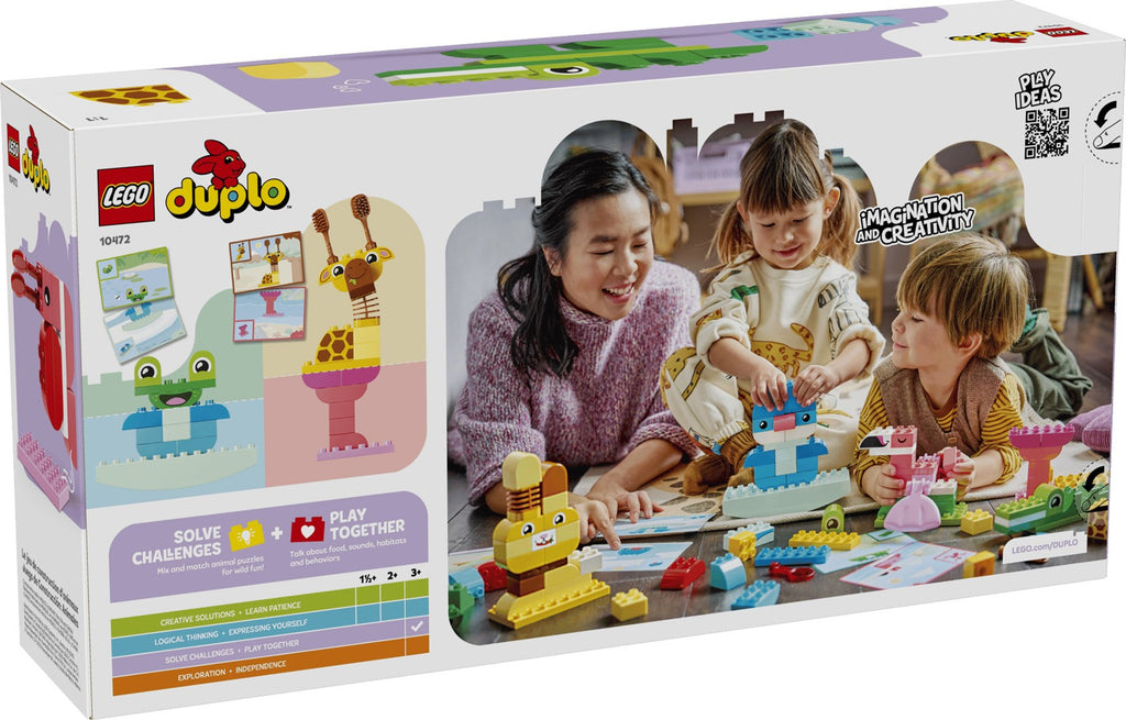 LEGO DUPLO Animal Building Game - 94 Elements - Age 3+ - Model 10472