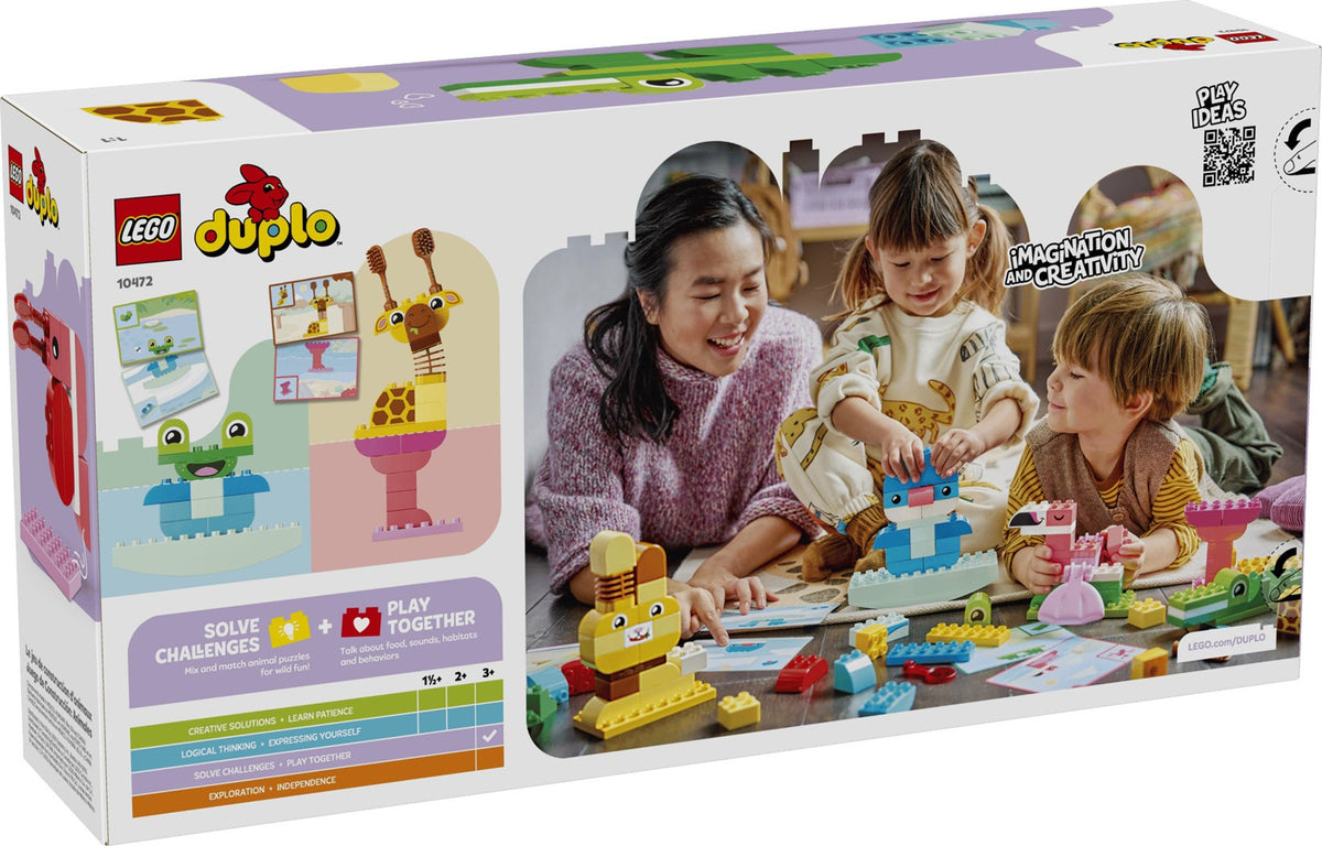 LEGO DUPLO Animal Building Game - 94 Elements - Age 3+ - Model 10472