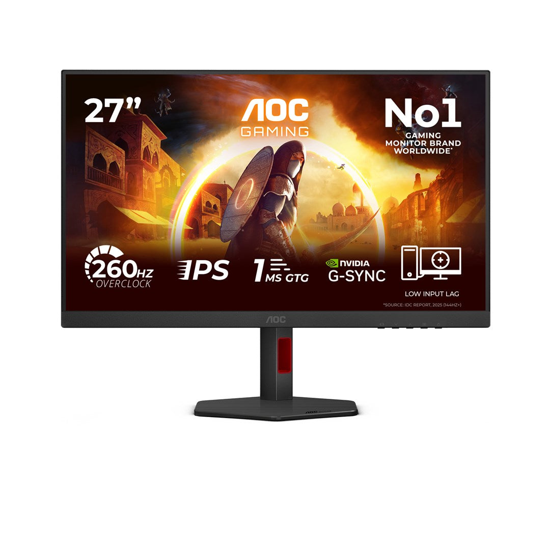 AOC G4 27G4ZR/69 Computer Monitor 27" 1920 x 1080 Black, Red | Model 582113