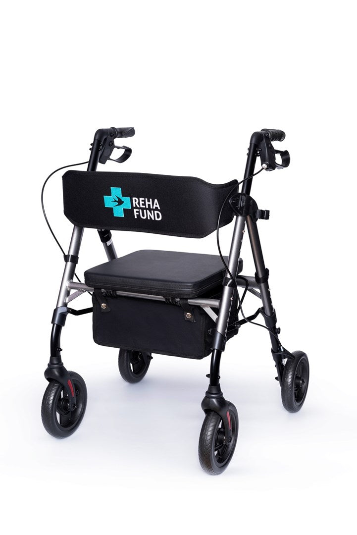 REHA FUND Marsylia Four-Wheel Walker Graphite | Model RF-617/G