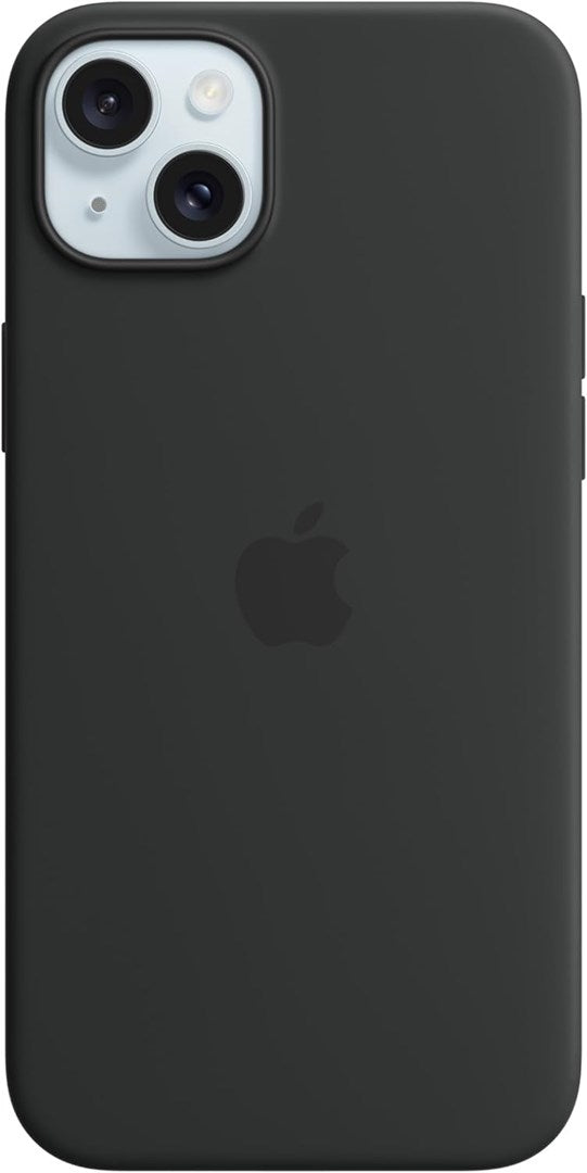 Apple iPhone 15 Plus Silicone Case - Black - MagSafe - Model MT103ZM/A