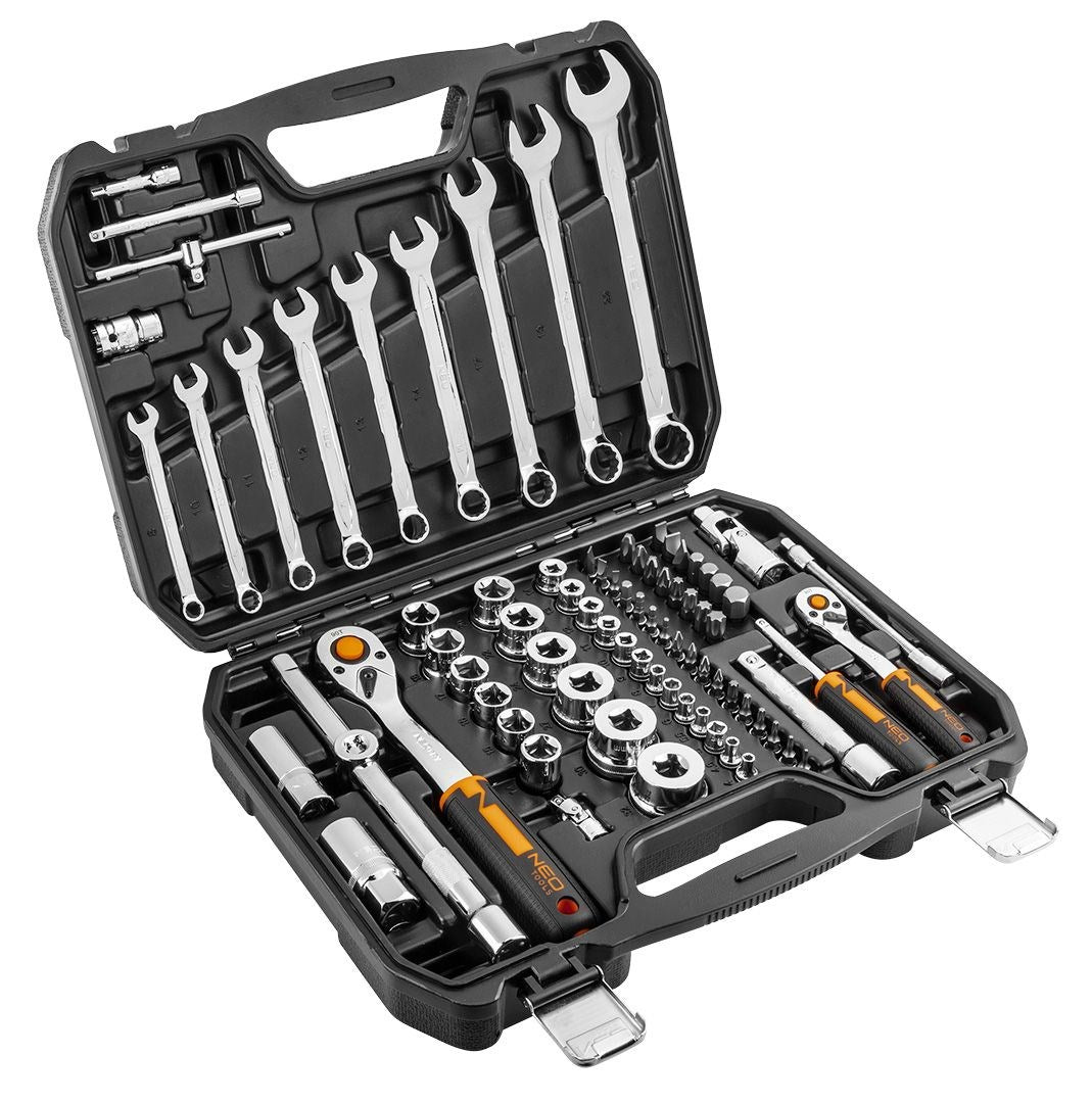 NEO Tools 10-058 Socket Set 82 Pieces
