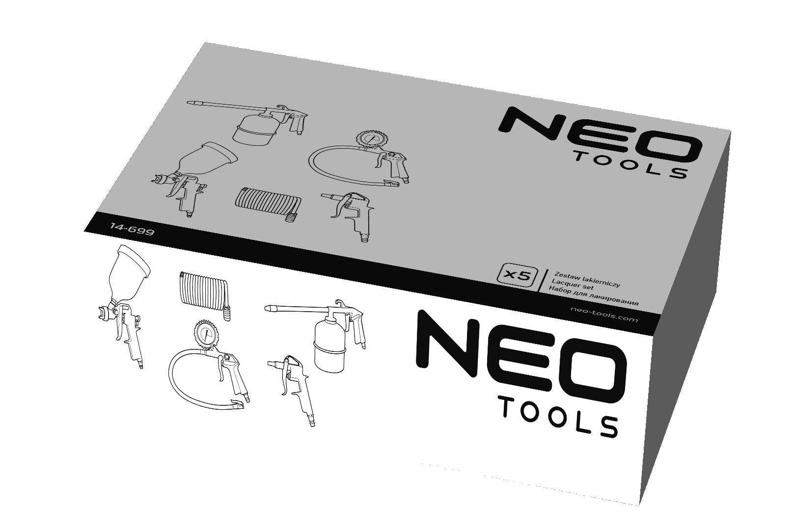 NEO Tools 14-699 Air Compressor Accessory Set 1 pc