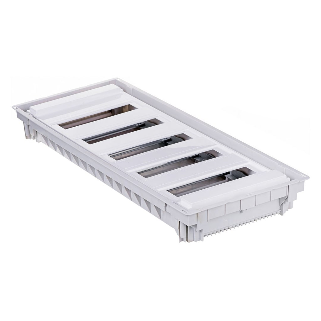 PLASTIC INSTALLATION ENCLOSURE WITH METAL DOOR  FLUSH-MOUNTED  IP40  5 ROWS  60 NOARK PMF 60 107262 MODULES