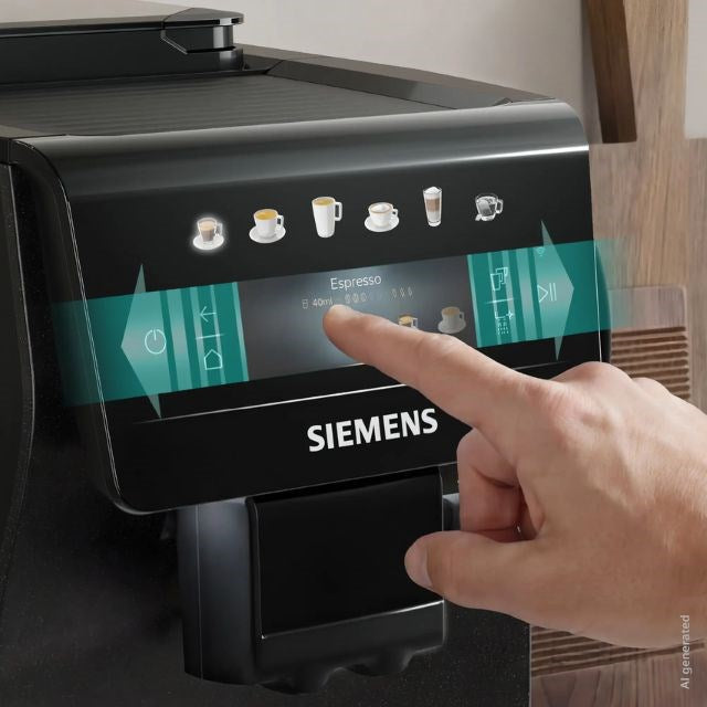 Siemens EQ600 iAroma TP603E08 Espresso Machine 15 Bar 1500W Black