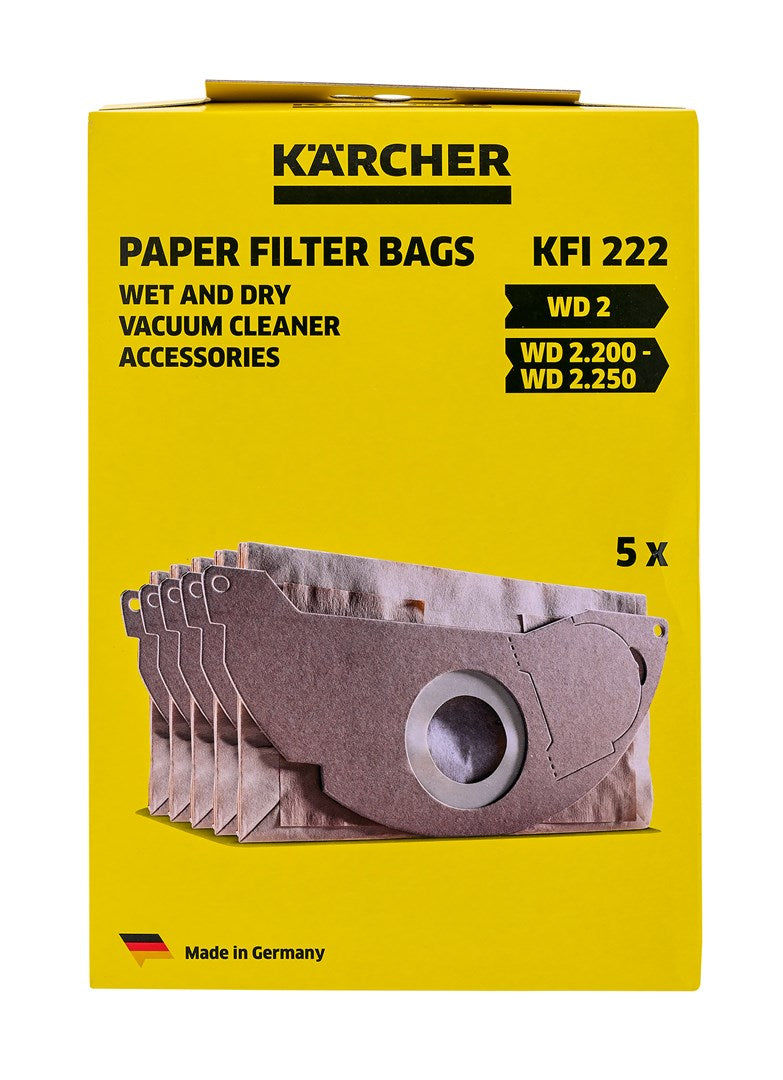 Kärcher Bag for Vacuum Cleaners - Compatible with Kärcher WD 2,200 (6.904-322.0)