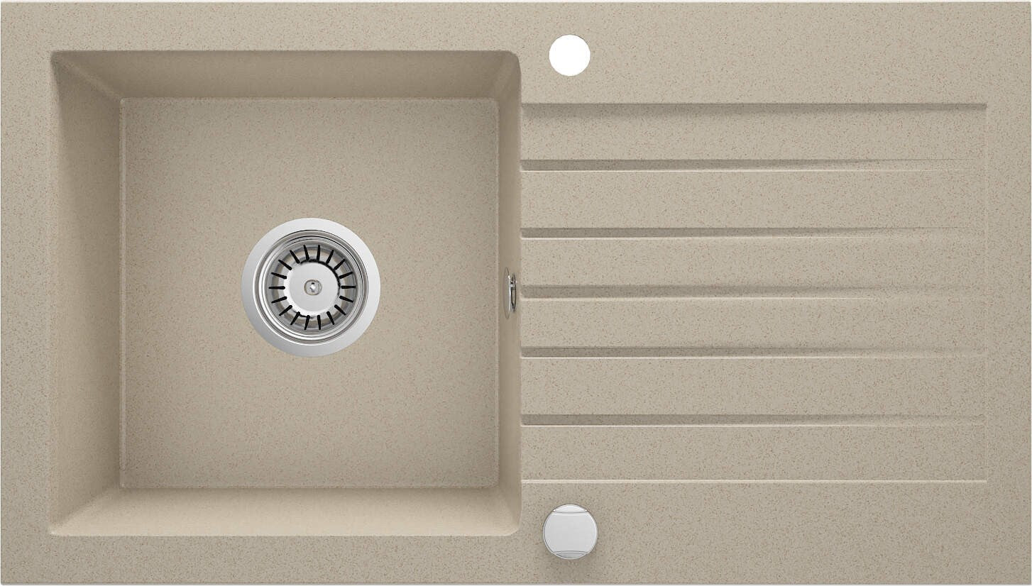 1-bowl granite sink with drainer