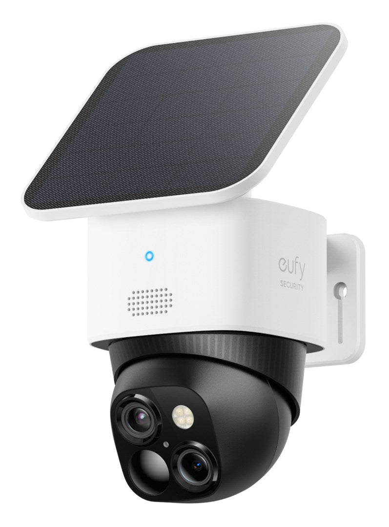Anker Eufy SoloCam S340 - Netzwerk-Überwachungskamera - schwenken / neigen - Turret - wetterfest - Farbe (Tag&Nacht) - 3K - Audio - drahtlos - Wi-Fi - mit Solarpanel (T81703W1)
