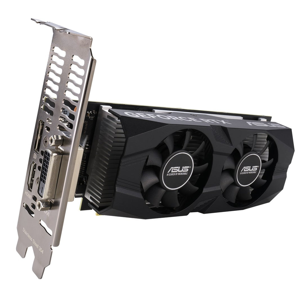 ASUS GeForce RTX 3050 LP BRK 6GB OC Edition Graphics Card PCIe 4.0 GDDR6 90YV0KQ0-M0NA00
