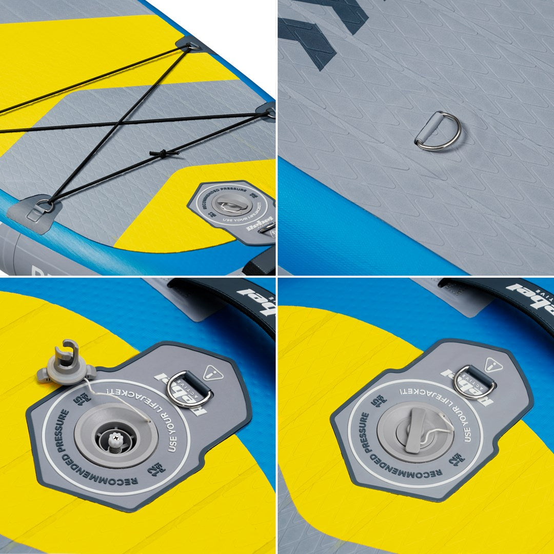 Rebel Inflatable SUP Board ACTIVE Blue RBA-4507-BL Weight: 14500 g Max Capacity: 170 kg