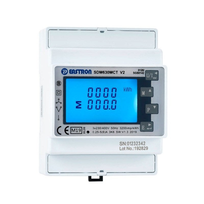 Solplanet 3 Phase Energy Meter for Inverters/ Eastron SDM630-MCT