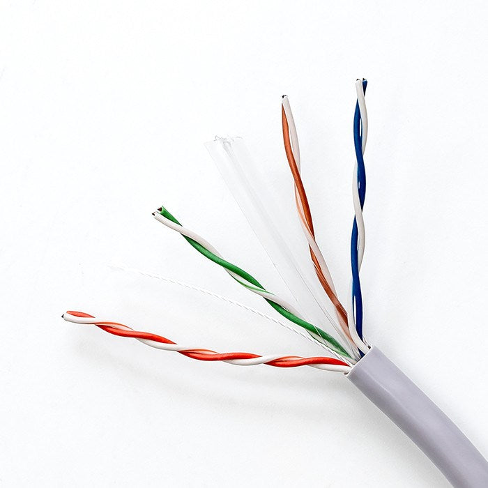 Qoltec UTP Cable Twisted Pair CAT6 305 m PVC Grey