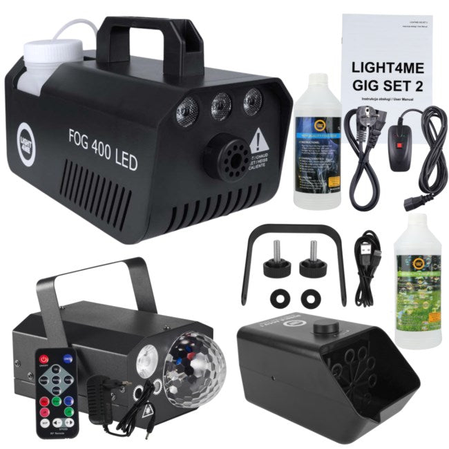 LIGHT4ME GIG SET 2 - 400W LED Smoke Machine