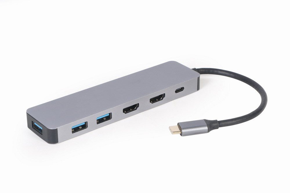 Gembird A-CM-COMBO3-03 USB Type-C 3-in-1 Multi-Port Adapter (Hub + HDMI + PD)