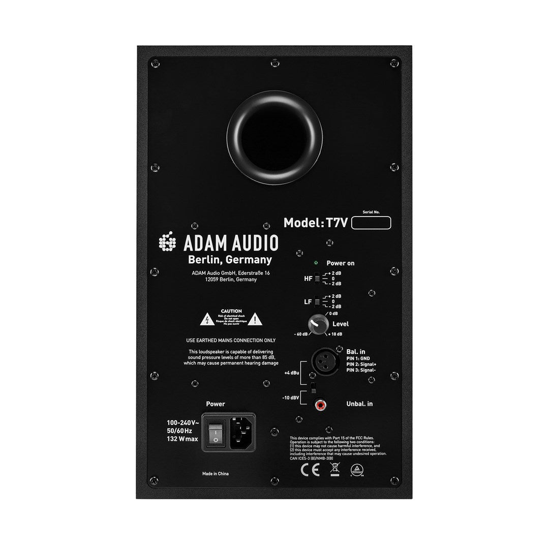 Adam T7V Active Studio Monitor Black