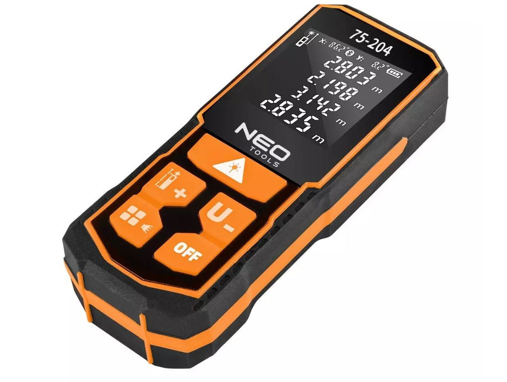 NEO TOOLS Laser Rangefinder, 0.05-60 m Range, 300 g Weight, Model 75-204