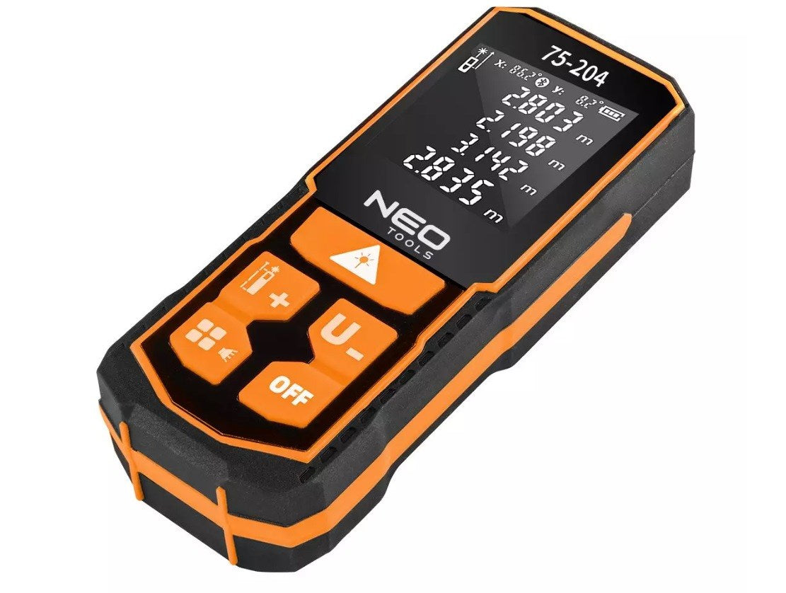 NEO TOOLS Laser Rangefinder, 0.05-60 m Range, 300 g Weight, Model 75-204