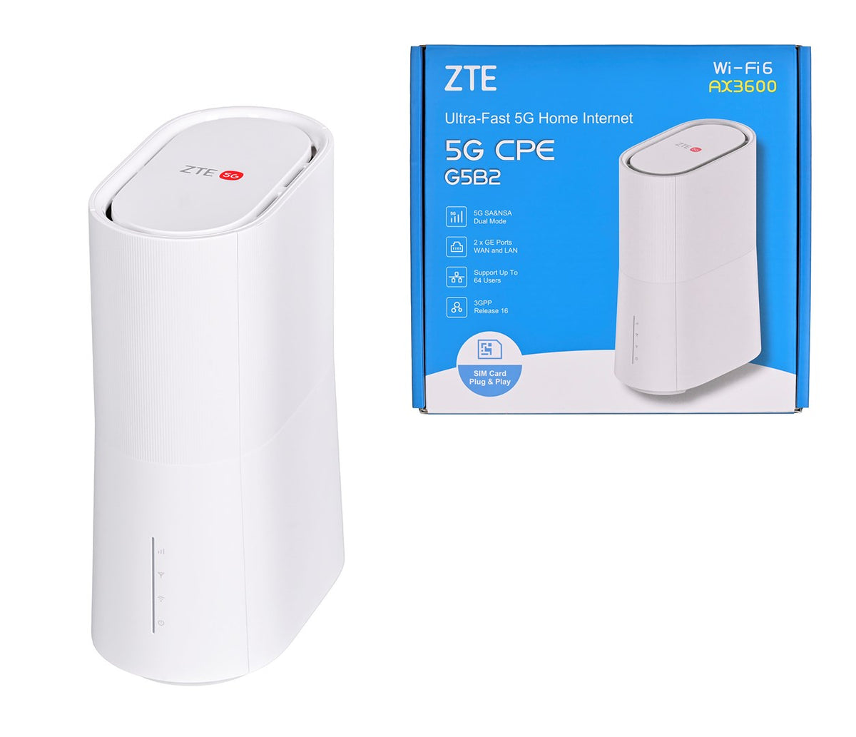 ZTE Poland Router Dual-Band 3 G 4 G MIMO G5B2