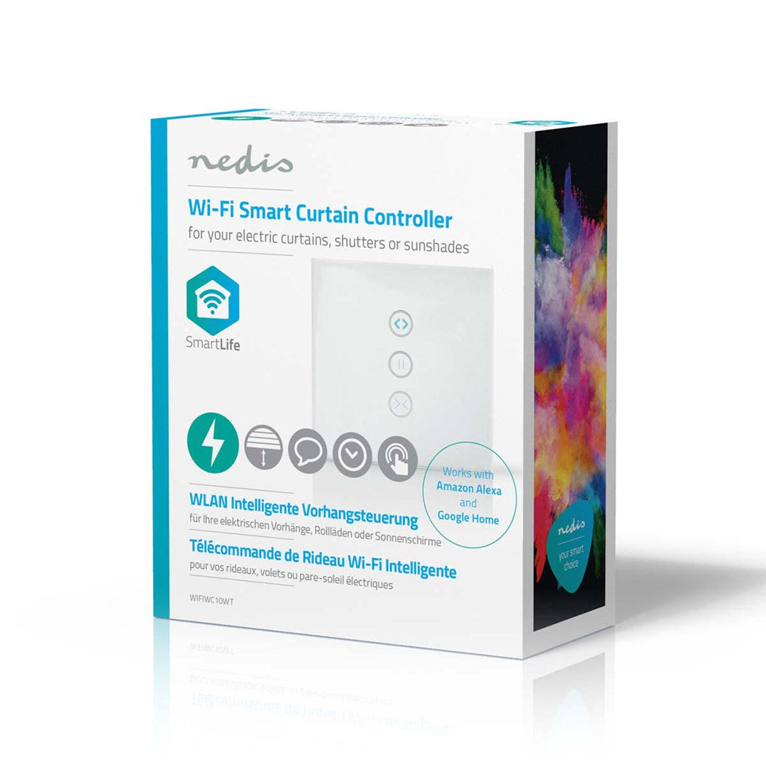 Nedis WIFIWC10WT smart home transmitter Wired & Wireless Wall-mounted WWAN