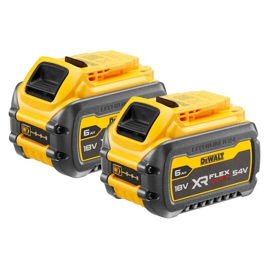 DeWalt FLEXVOLT 18/54V 6.0/2.0Ah Battery 2 pcs
