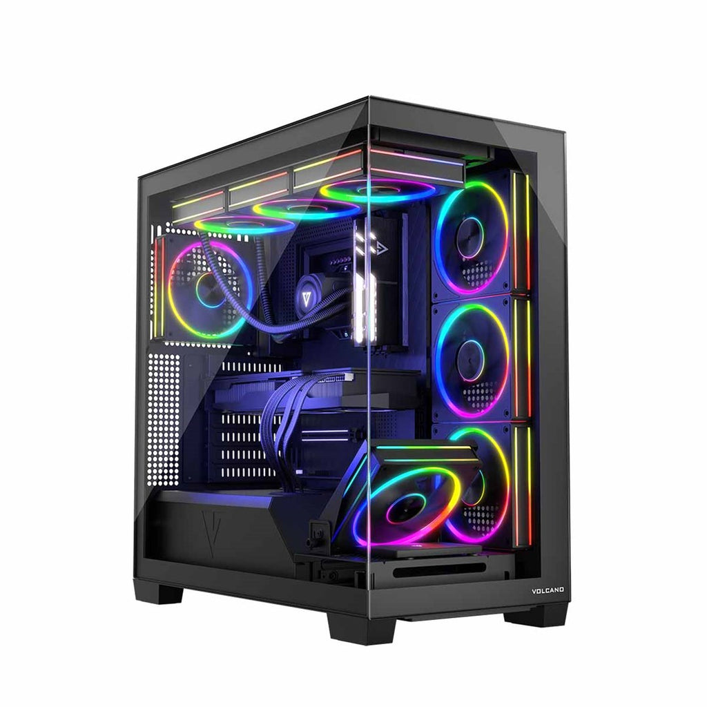 MODECOM VOLCANO STELLAR ARGB MIDI 8F Black Case