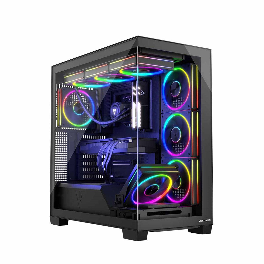 MODECOM VOLCANO STELLAR ARGB MIDI 8F Black Case