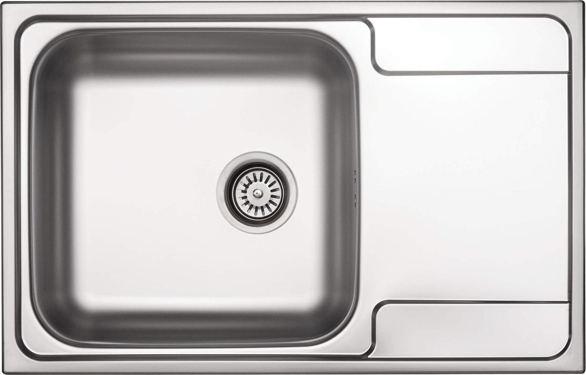 1-Bowl Steel Sink with Drainer