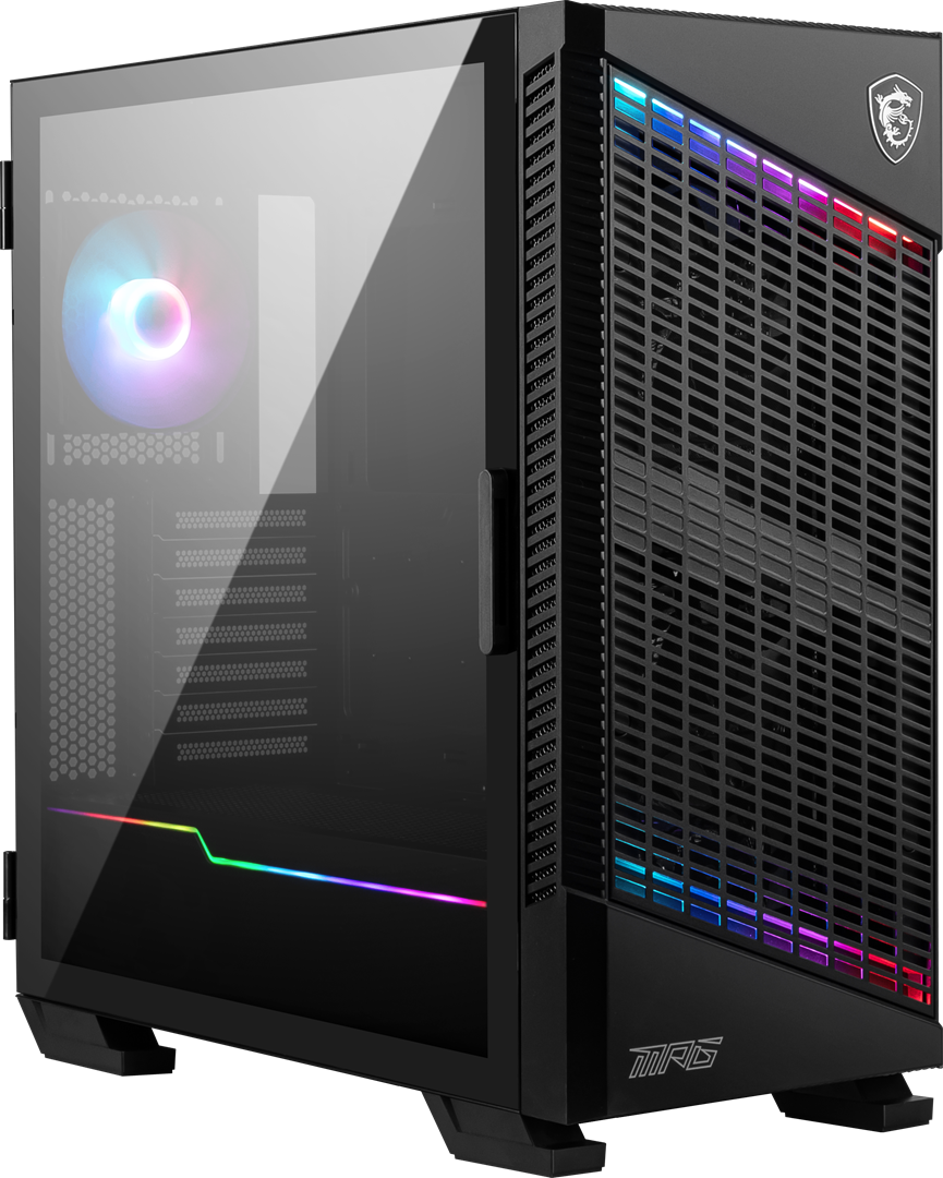 MSI MPG VELOX 100P AIRFLOW Mid Tower Gaming Case - Black