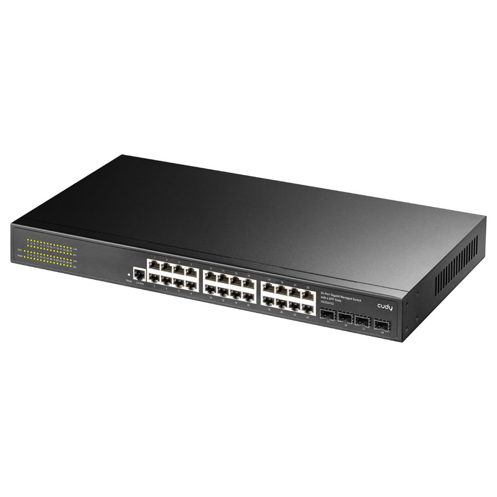 Cudy GS2024S2 Managed L2/L3 Gigabit Ethernet Network Switch 1U