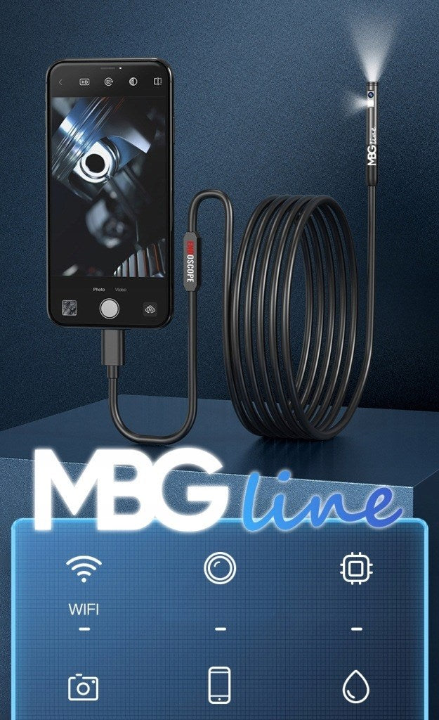MBG line W300 2m DUO 8mm inspection camera