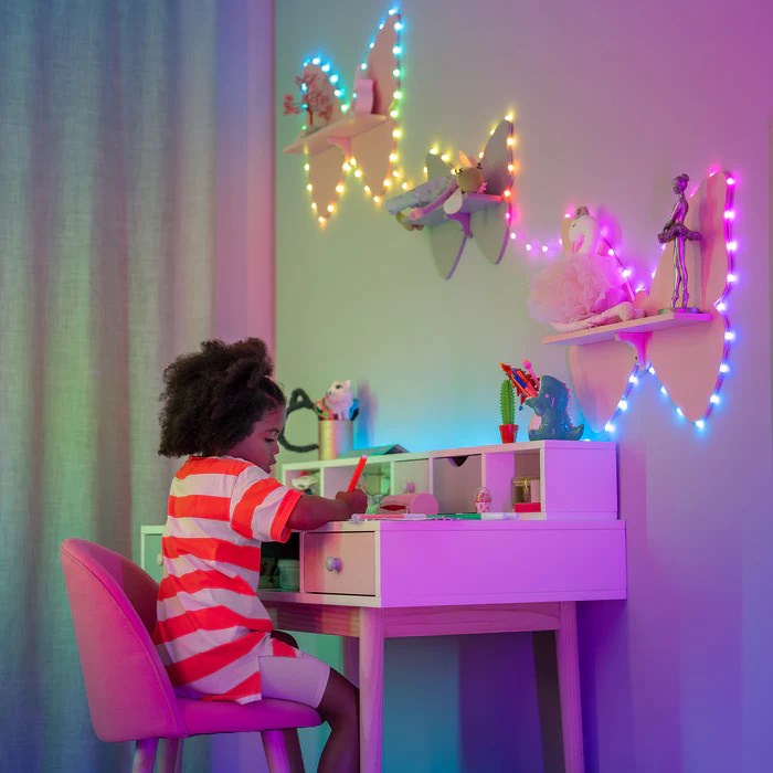 Twinkly Candies LED Christmas Tree Lights TWKP100RGB-T 6 m 100 Pearl-Shaped Lights