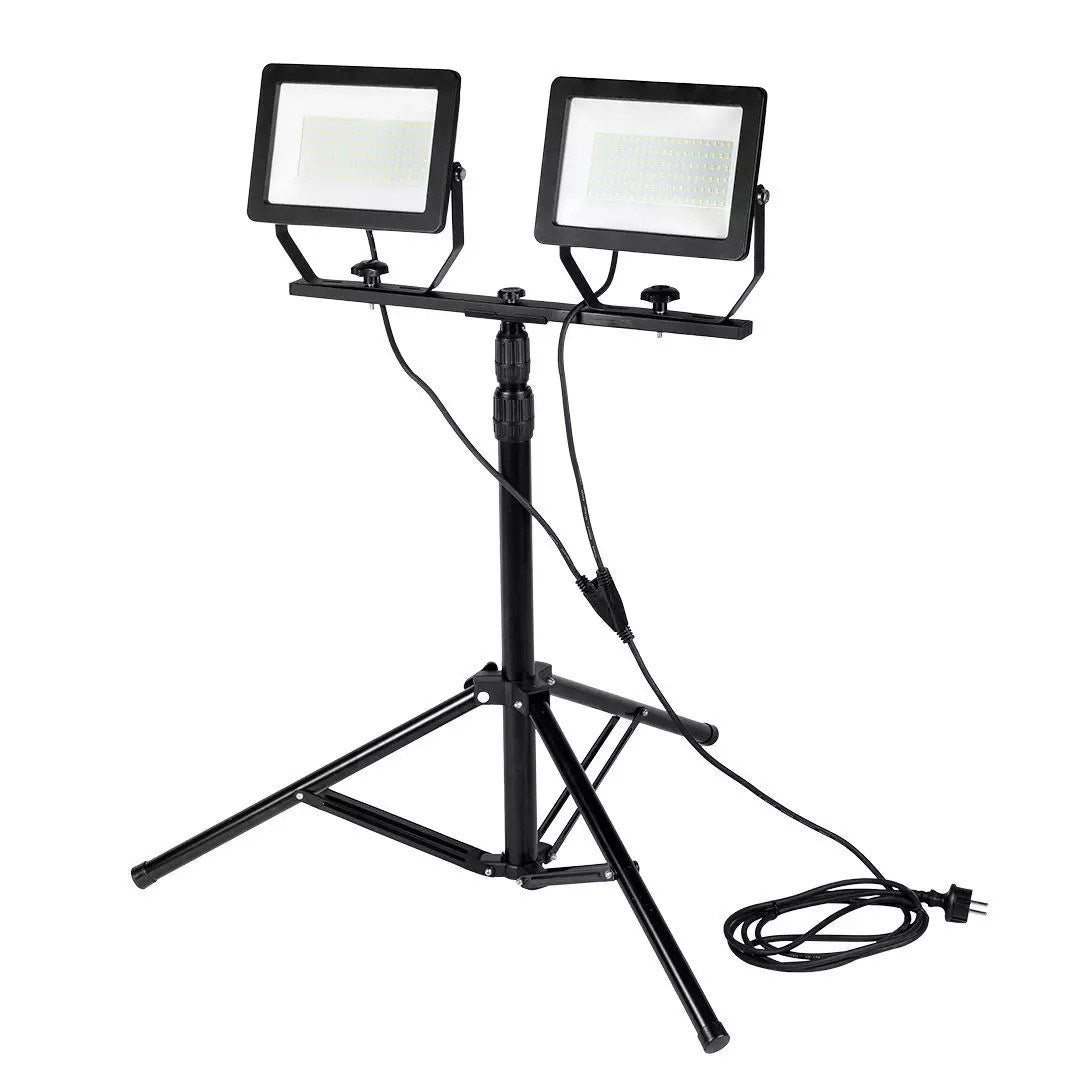 NEO TOOLS Double Spotlight 2 x 100W SMD LED 17000 lm Tripod Included Model TOP-99-096