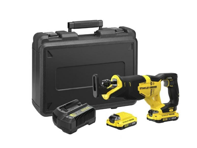 STANLEY V20 SFMCS300D2K Reciprocating Saw 2x2.0Ah + Case