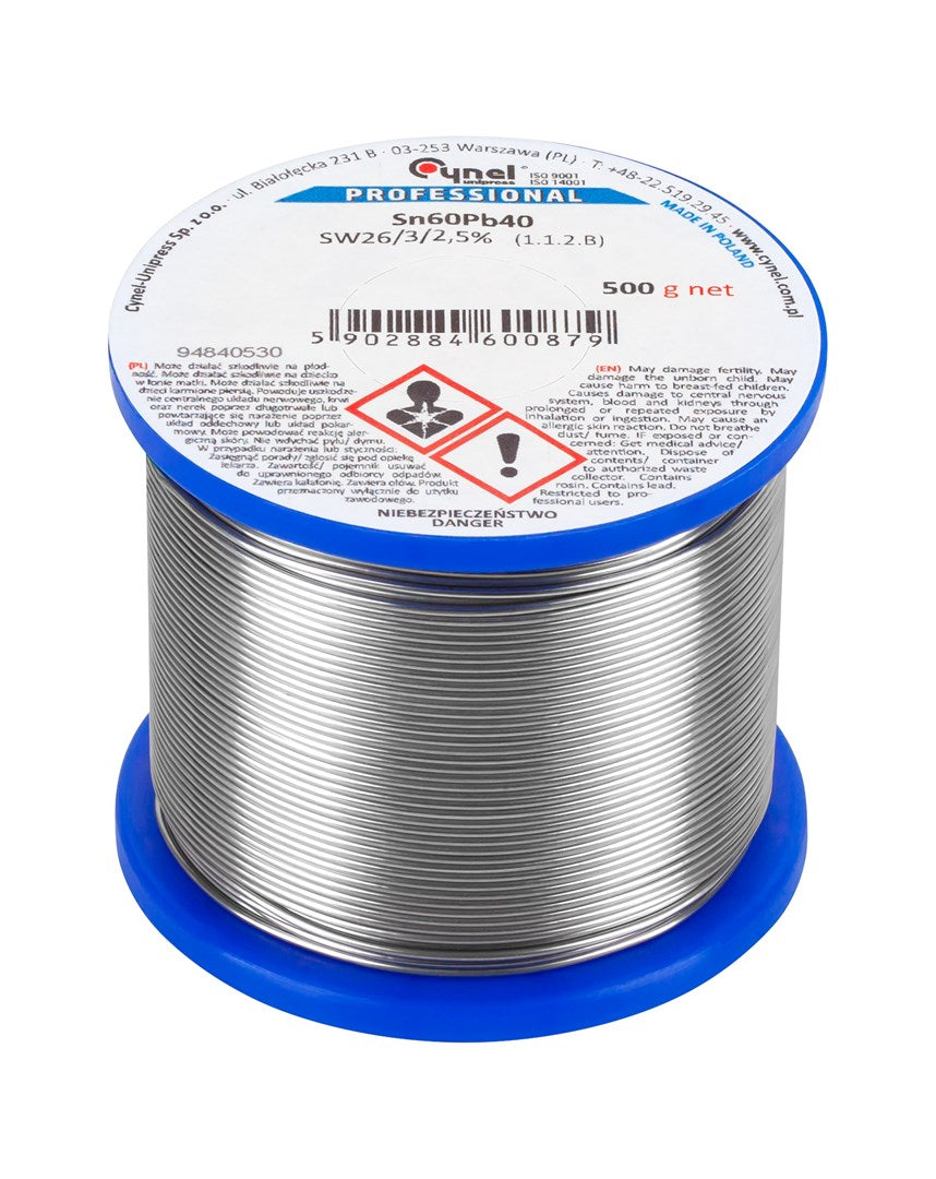 Tin 1.2mm/500g Sn60Pb40 CYNEL