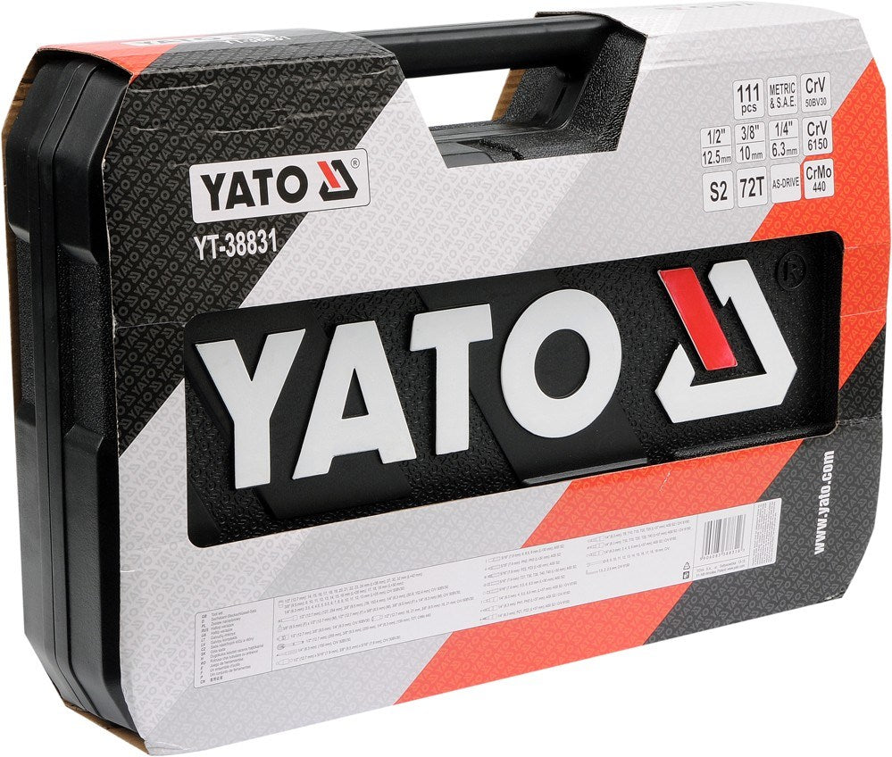 Yato Mechanics Tool Set 111 Tools YT-38831