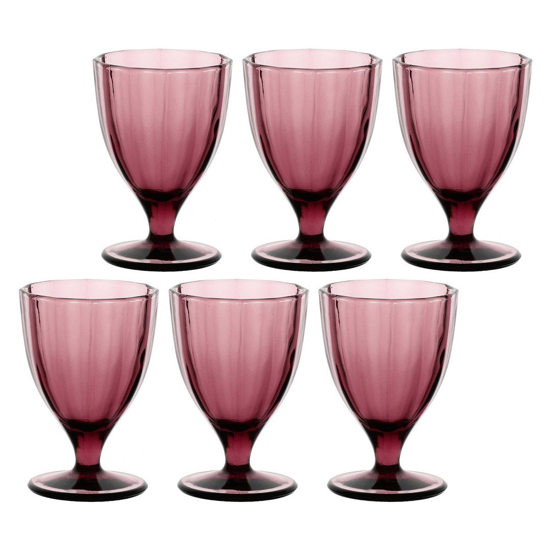 Set of 6 Amami glasses - Purple  300 ml