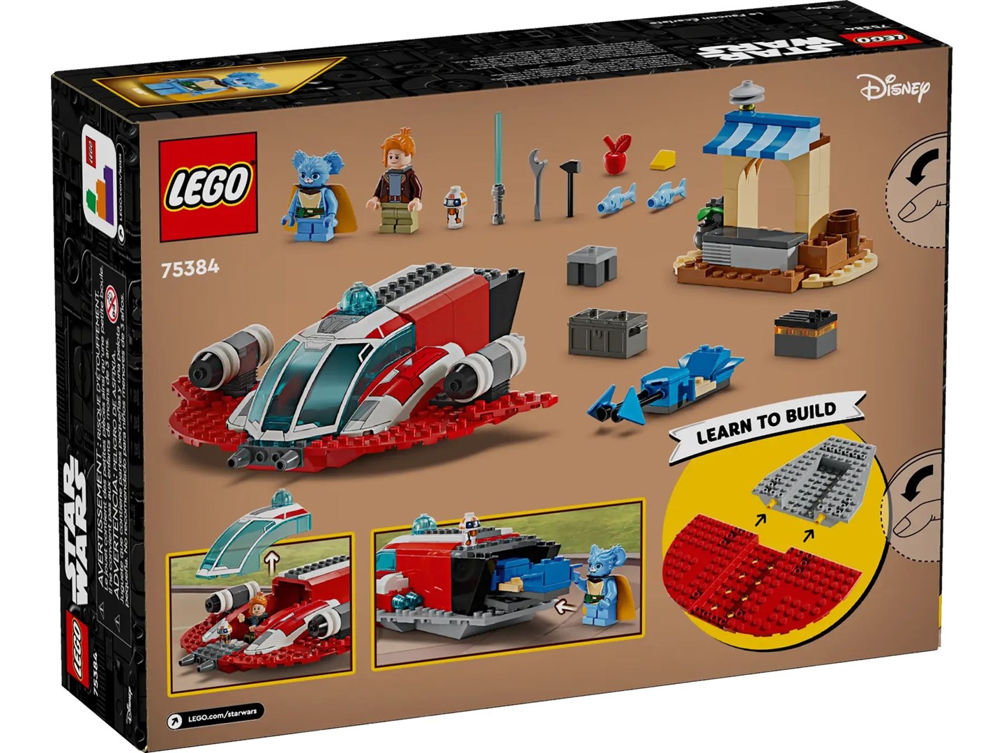 LEGO Star Wars The Crimson Firehawk Starship Starter Set for Kids Aged 4+