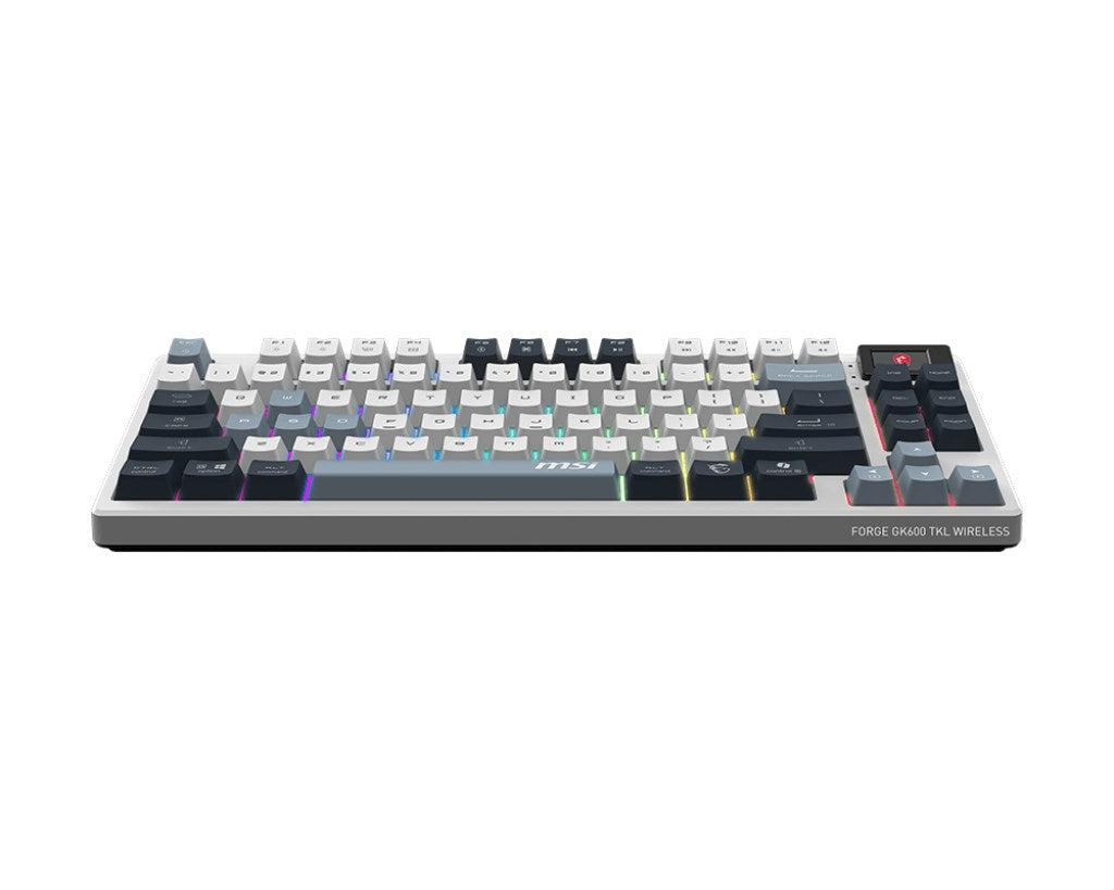MSI FORGE GK600 TKL Wireless Gaming Keyboard USB + Bluetooth RGB Backlight