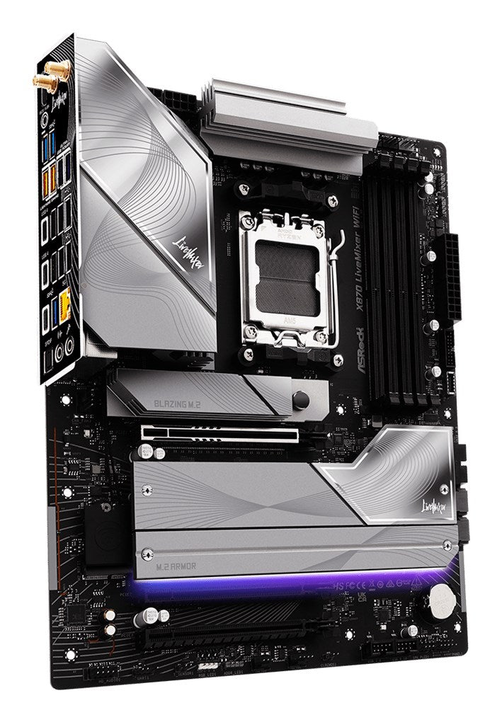 Asrock Motherboard for AMD Socket AM5 Ryzen 9000,8000, 7000 Series